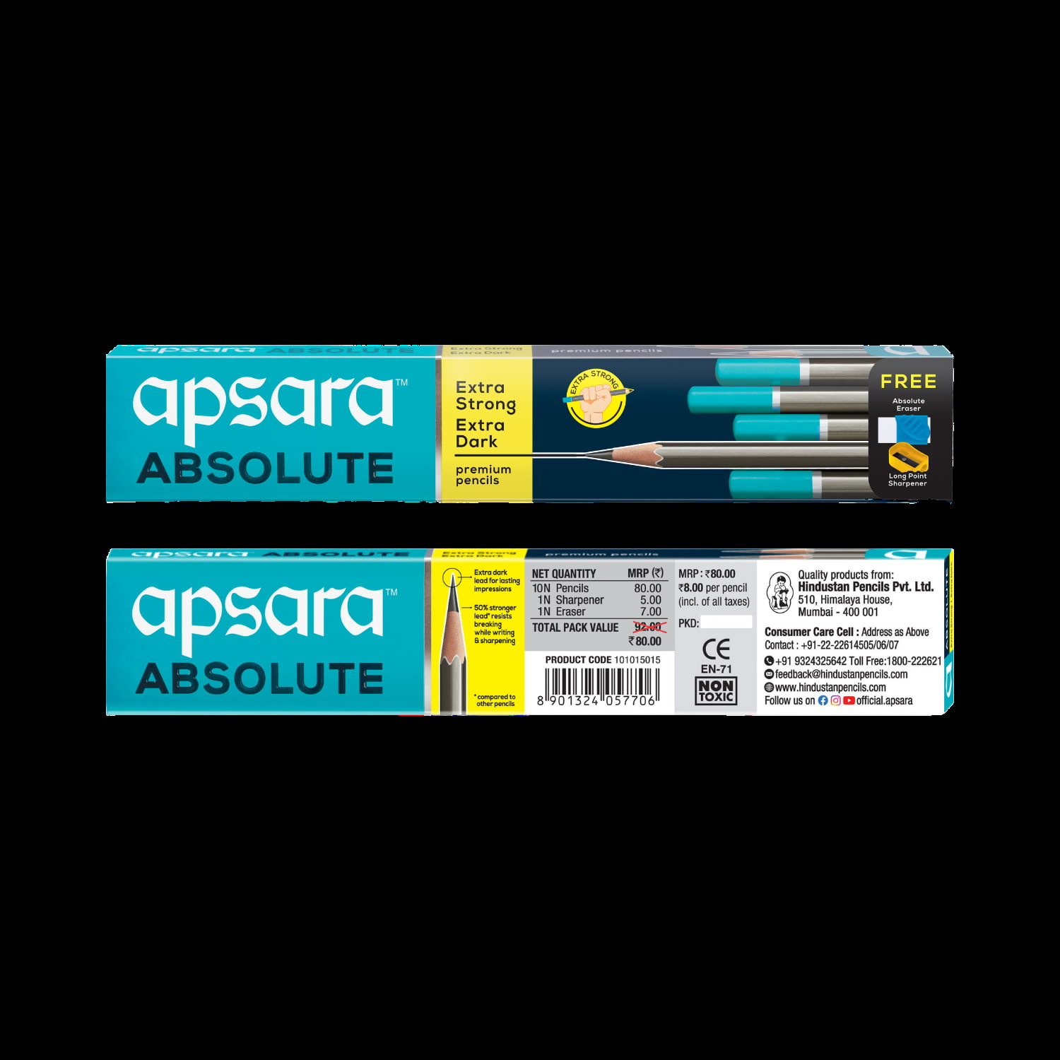 apsara absolute pencil packet