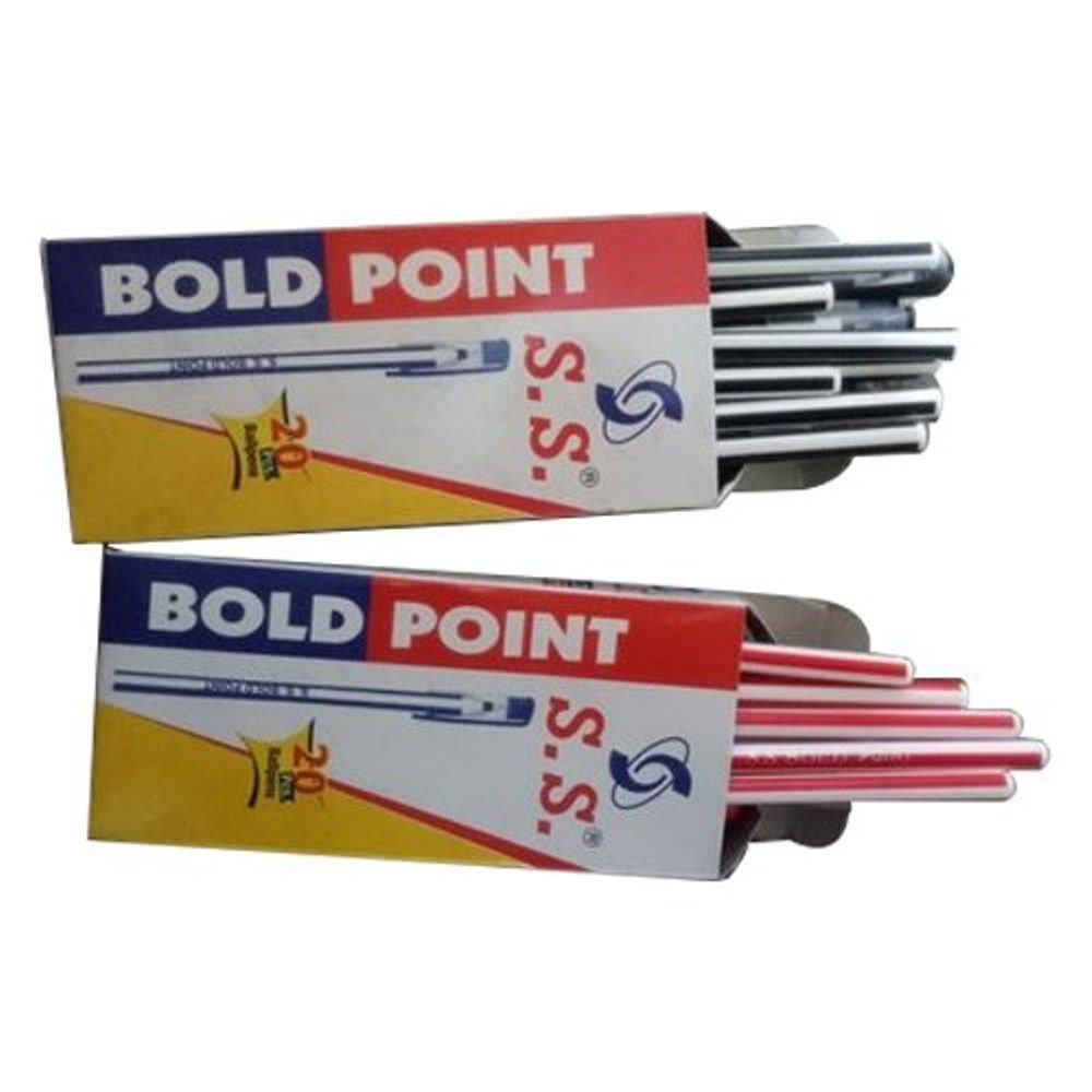 S S Pen Bold Red